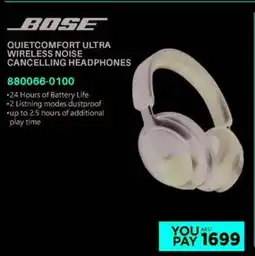 Emax Bose Quietcomfort Ultra Wireless Noise Cancelling Headphones offer