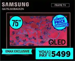 Emax Samsung QLED offer