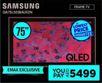 Emax Samsung QLED offer