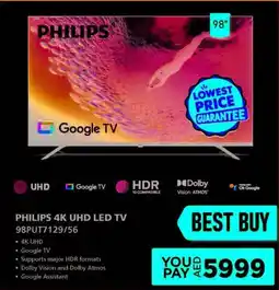 Emax Philips 4K UHD LED Google TV offer