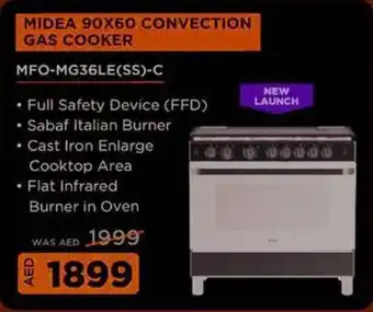 Emax Midea Convection Gas Cooker offer