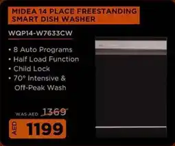 Emax Midea 14 Place Freestanding Smart Dish Washer offer