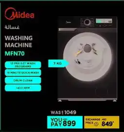 Emax Midea Washing Machine MFN70 offer
