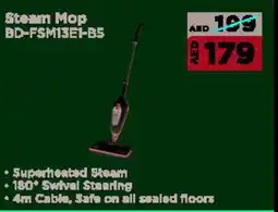 Emax Black + Decker Steam Mop BD-FSM13EI-B5 offer