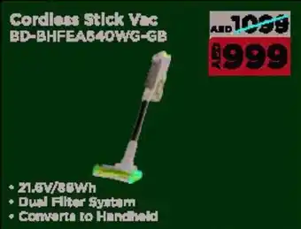 Emax Black + Decker Cordless Stick Vac offer