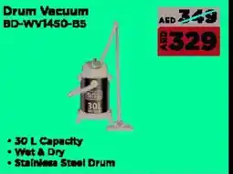 Emax Black + Decker Drum Vacuum offer