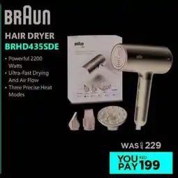 Emax Braun Hair Dryer offer
