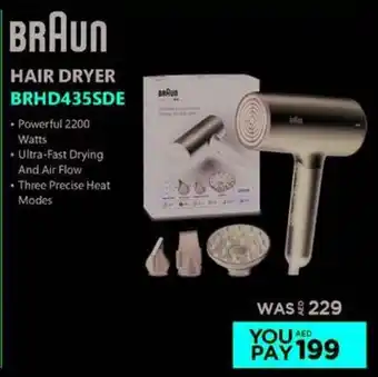 Emax Braun Hair Dryer offer