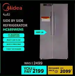 Emax Midea Side by Side Refrigerator offer