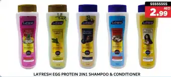 M Citymart La'Fresh Egg Protein 2-in-1 Shampoo & Conditioner offer