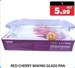 M Citymart Red cherry baking glass pan offer