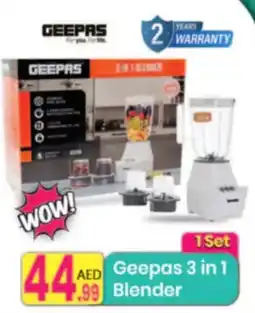 Everyday Center Geepas 3 in 1 blender offer