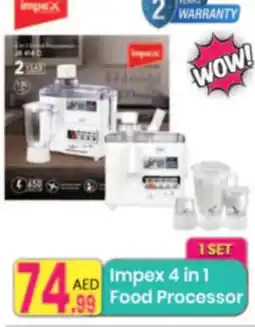 Everyday Center Impex 4 in 1 Food Processor offer