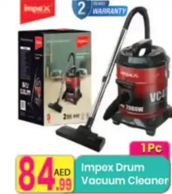 Everyday Center Impex drum vacuum cleaner offer