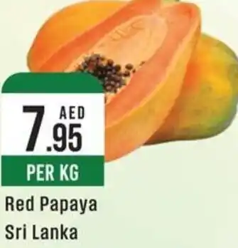 West Zone Supermarket Red Papaya offer