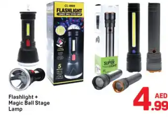 Day To Day Flashlight + magic ball stage lamp offer