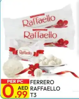 Dream Land Center Ferrero raffaello t3 offer