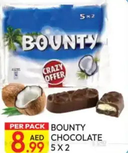 Dream Land Center Bounty chocolate offer