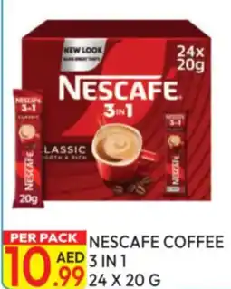 Dream Land Center Nescafe coffee 3 in 1 offer