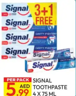 Dream Land Center Signal toothpaste offer
