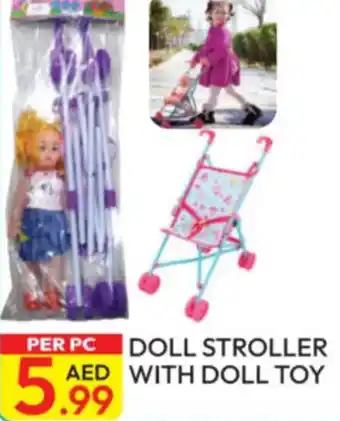 Dream Land Center Doll stroller with doll toy offer