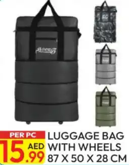Dream Land Center Luggage bag with wheels offer