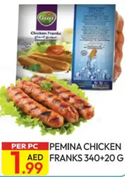 Dream Land Center Pemina chicken franks offer