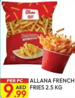 Dream Land Center Allana french fries offer