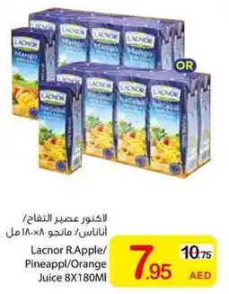 Ajman Market Lacnor R.Apple/ Pineappl/Orange Juice offer