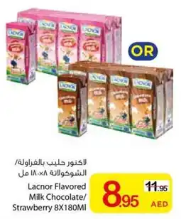 Ajman Market Lacnor Flavored Milk Chocolate/ Strawberry offer
