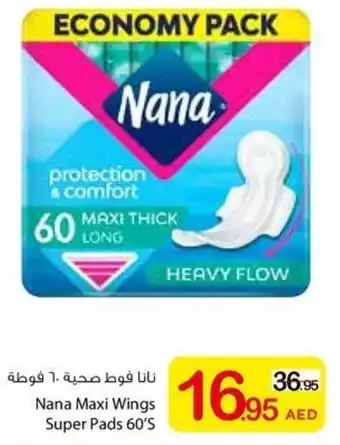 Ajman Market Nana Maxi Wings Super Pads offer