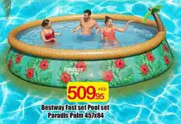 Ajman Market Bestway Fast set Pool set Paradis Palm offer