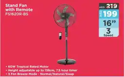 Ajman Market Stand Fan with Remote FS1620R-B5 offer