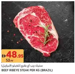 Géant Beef ribeye steak offer