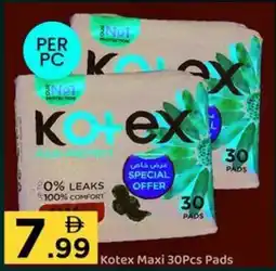 GATE Kotex Maxi Pads offer