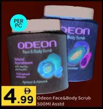 GATE Odeon Face&Body Scrub Asstd offer