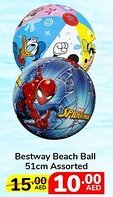 Lulu Hypermarket Bestway Beach Ball Assorted offer