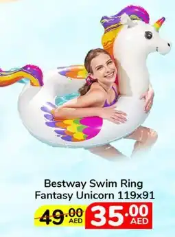 Lulu Hypermarket Bestway Swim Ring Fantasy Unicorn offer