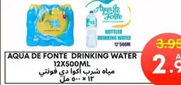 Metro Discount Center Aqua de fonte drinking water offer