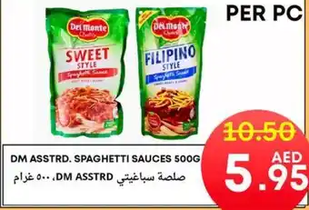 Metro Discount Center DM Asstrd. Spaghetti Sauces offer
