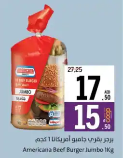 Sharjah Co-op Americana Beef Burger Jumbo offer