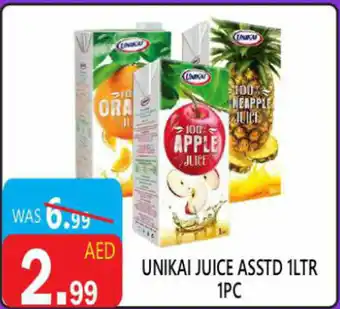 United Hypermarket Unikai juice asstd offer