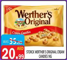 United Hypermarket Storck werther's original cream candies offer