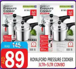 United Hypermarket Royalford pressure cooker combo offer