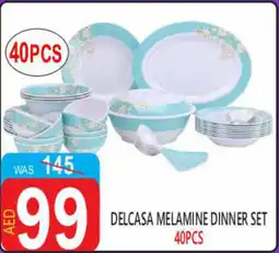 United Hypermarket Delcasa melamine dinner set offer