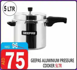 United Hypermarket Geepas aluminium pressure cooker offer