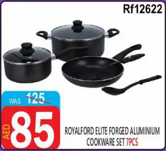 United Hypermarket Royalford elite forged aluminium cookware set offer