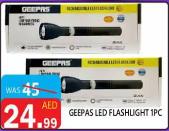 United Hypermarket Geepas led flashlight offer