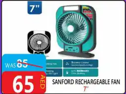 United Hypermarket Sanford rechargeable fan offer