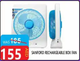 United Hypermarket Sanford rechargeable box fan offer